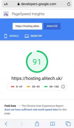 Does your hosting provider has this performance?