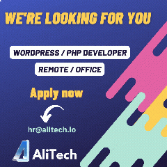 Now hiring Wordpress PHP Developer (Remote / Office) - 2022